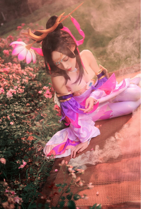 王者荣耀貂蝉cosplay，美化你的眼睛